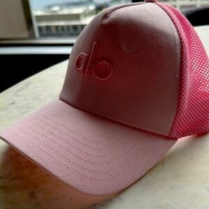 Pink Alo Trucker hat
